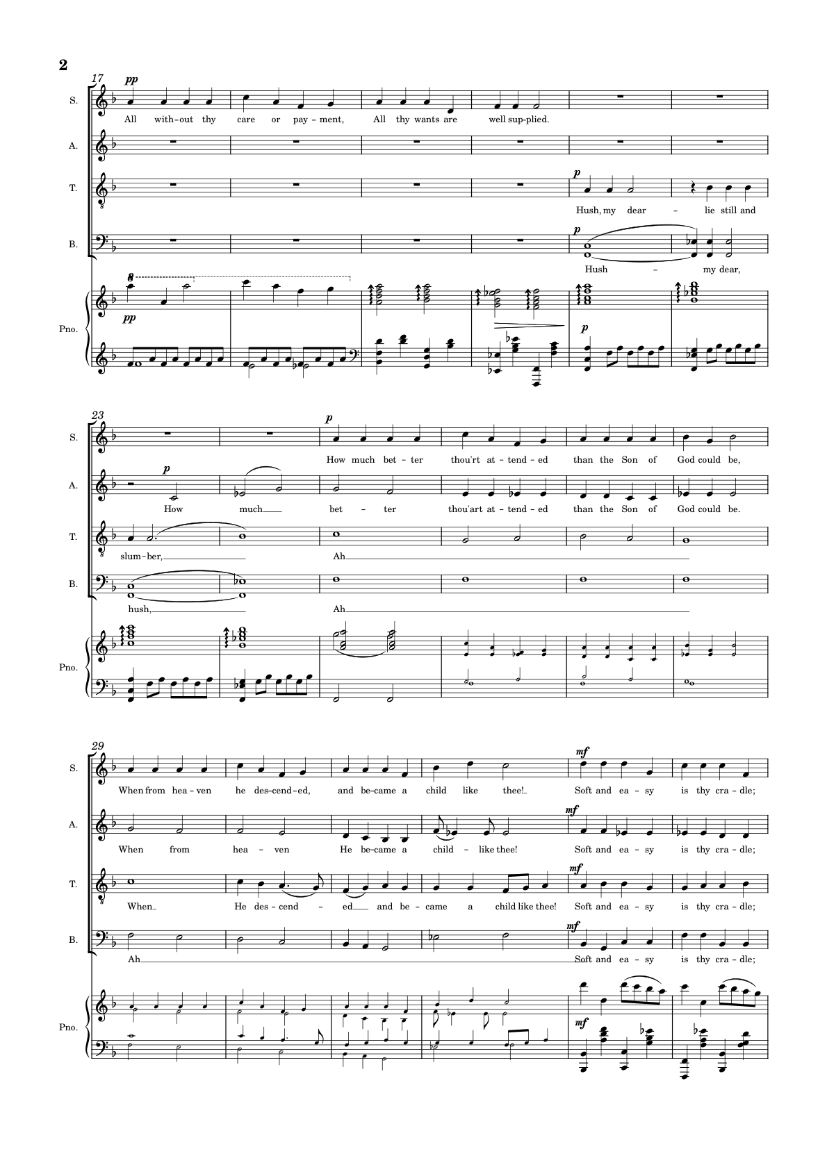 Cradle Song, page 2