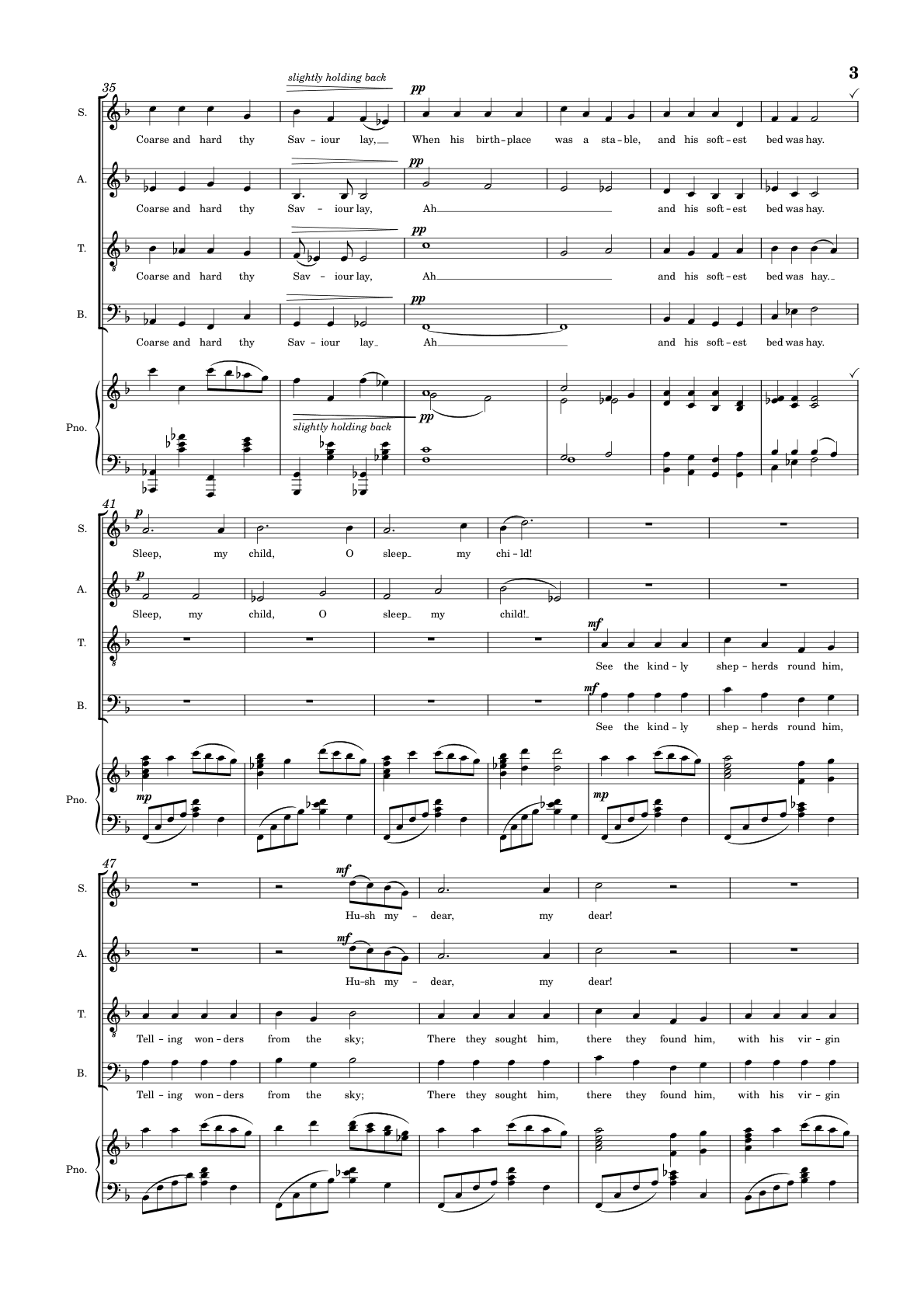Cradle Song, page 3