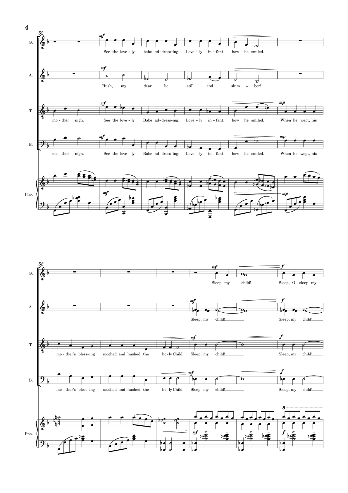 Cradle Song, page 4