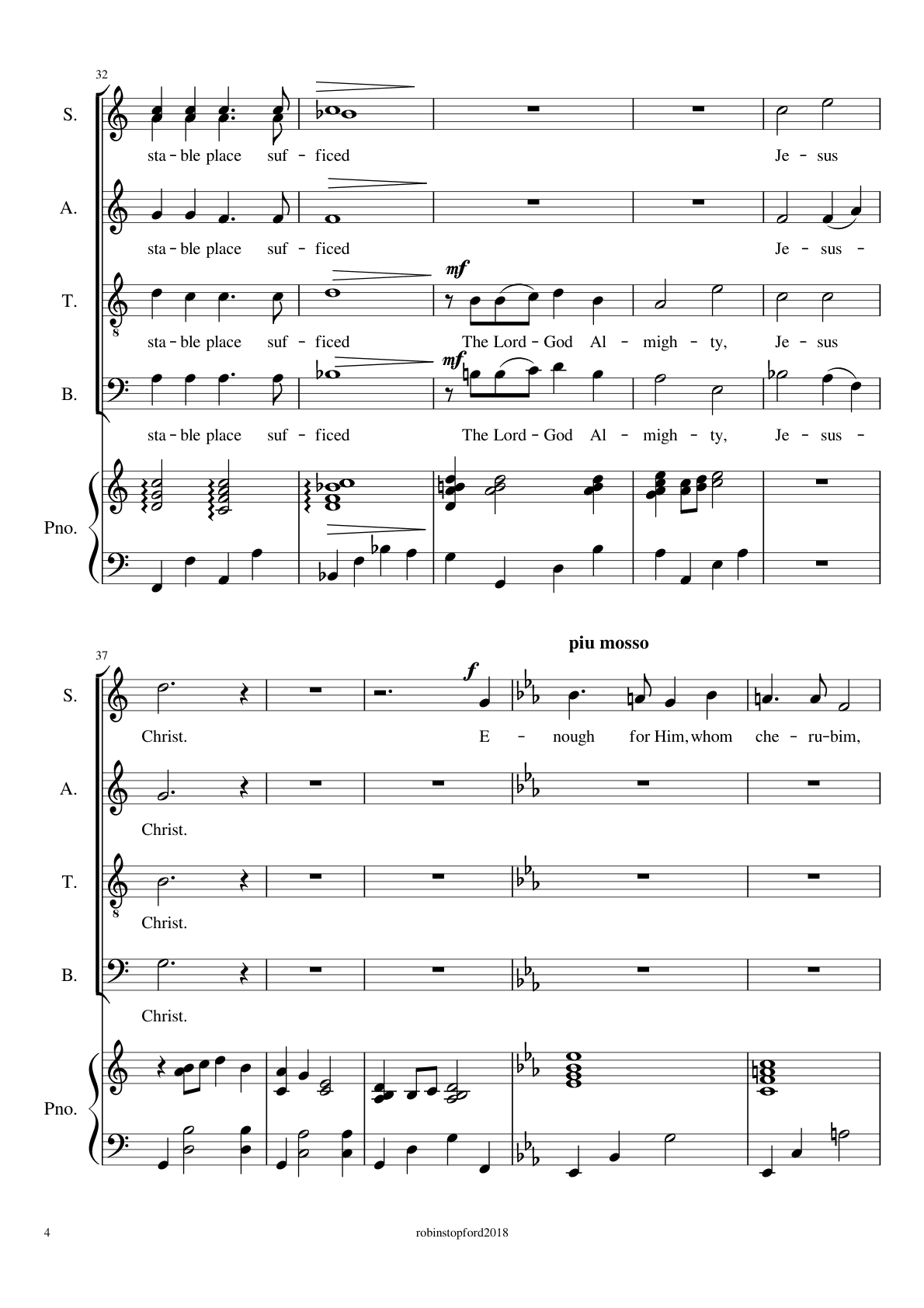 In the Bleak Midwinter, page 4