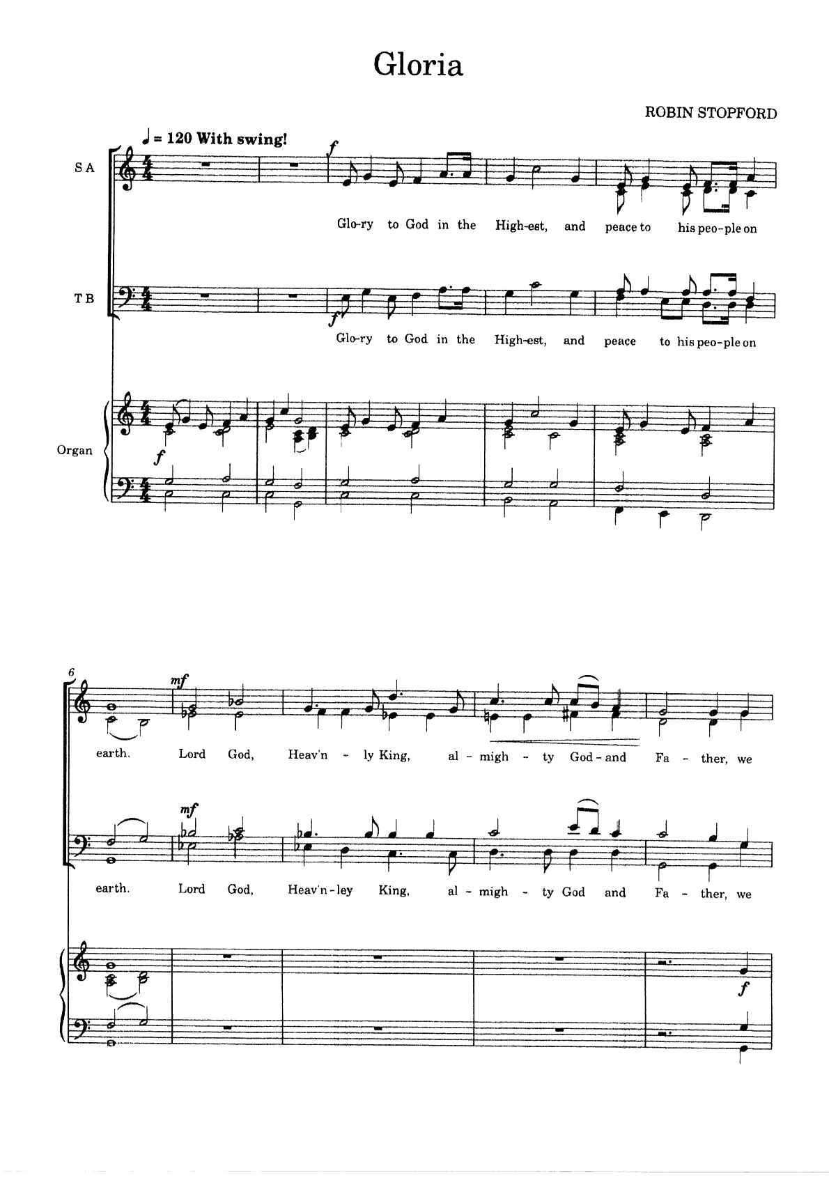 Mass for All Saints, SATB version, continued